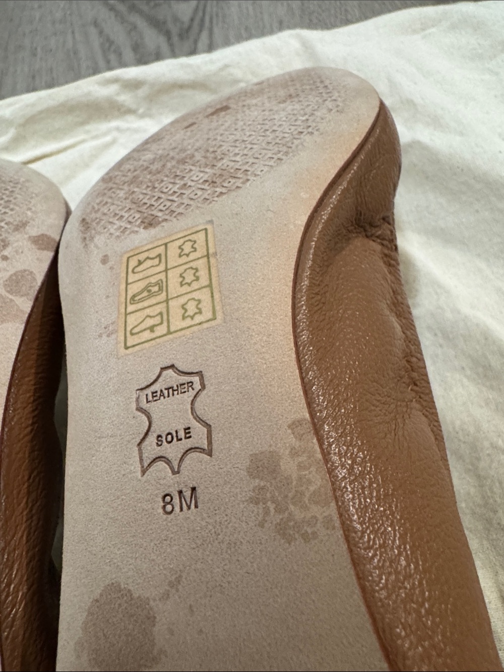 Tory Burch Leather Flats Size 8 - Picture 10 of 12
